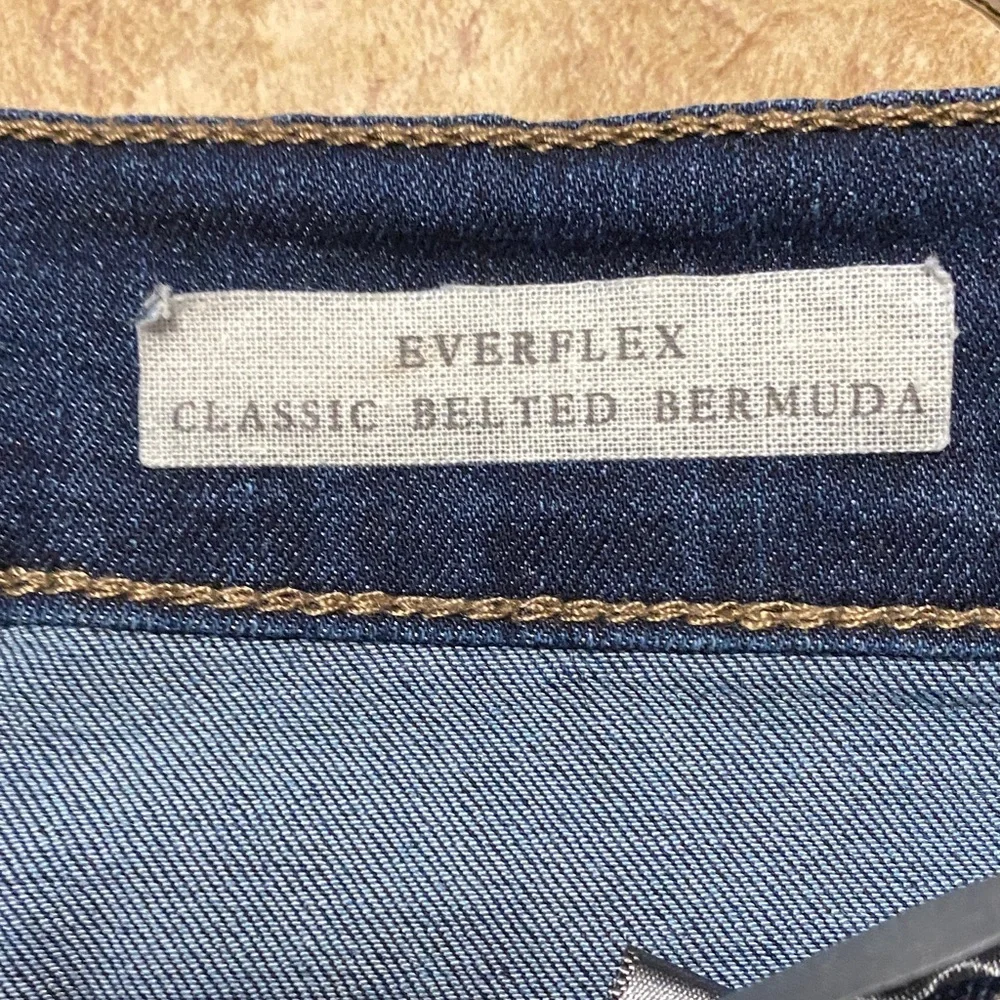 Angel Midnight Blue Denim Size 6 Everflex Bermuda Shorts Spring Summer
